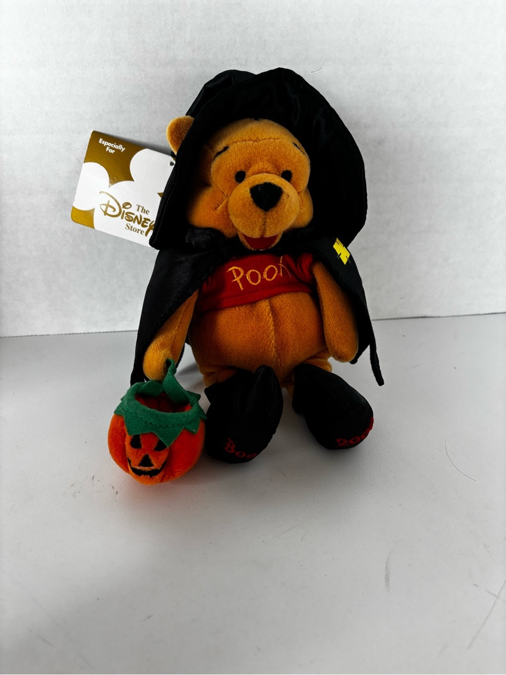 Disney Bean Bag Plush - WITCH POOH (Winnie the Pooh) 8” All Tags